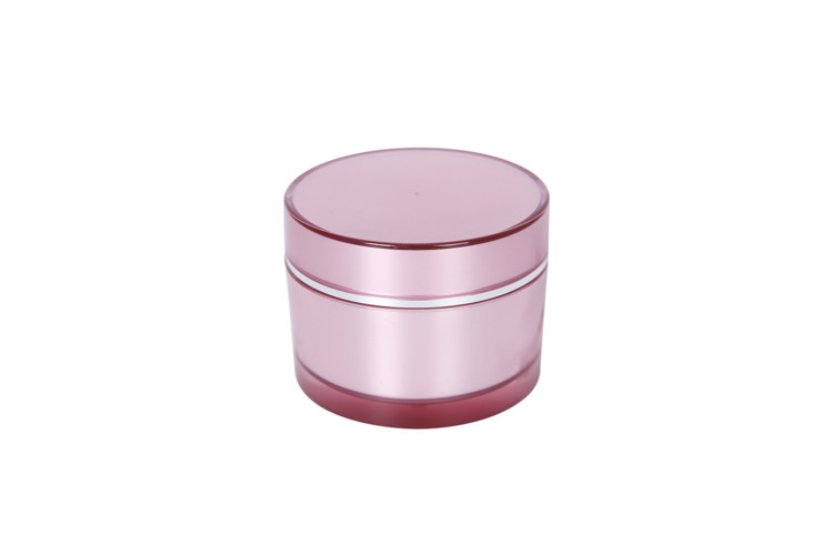 80g Customized Color Acrylic Cream Jar Round Elegant Face Moisturizing Cream Jar Cosmetic Packaging UKC02