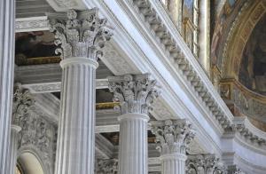 China Marble column and marble capital for building,China stone carving Sculpture supplier factory