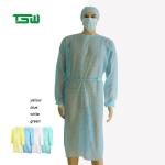 Non Sterile Disposable Nonwoven Gown S - XXXL For Clean Room