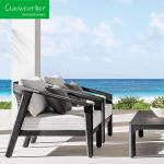 Hotel Patio Conversation Furniture Teak Garden Sofa Set for Outdoor Entertaining