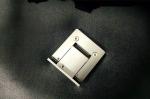 90 Degree Hydraulic Shower Hinge for Normal Bathroom Glass Door in Sliver