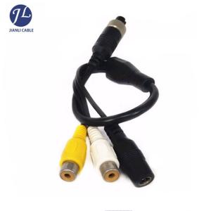 China 4 Pin Tin Copper Conductor BNC Video Cable For Tracking factory