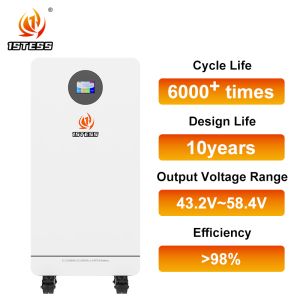 China 15.36kWh Mobile Energy Storage 51.2V 300Ah Touch Screen Control long Cycle Life 6000 Cycles on sale