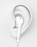 Fashion In Ear Stereo Headphones With Microphone / Wired Bluetooth Earphone For