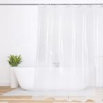 Non Toxic PEVA Stylish Waterproof Shower Curtain Mold Resistant For Homestay