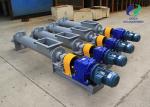 U Trough Slurry Screw Conveyor Inclined Horizontal