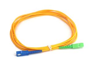 China APC SC-UPC SC 3Meters 9/125 single mode Fiber Optic Jumper Cable factory