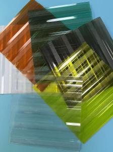 China Clear Polycarbonate Corrugated Plastic Sheets Embossed Roofing Sheets factory