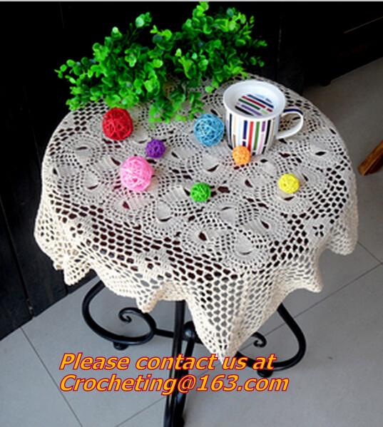 round crochet tablecloth white round tablecloths, multi-purpose towel towel