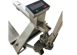 China 1 Ton Hydraulic Pallet Jack With Weight Scale For Industrial Use factory