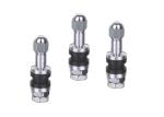 TR43E Metal Tire Valve Stem Bolt In Zinc Alloy EPDM Rubber For Motorcycles