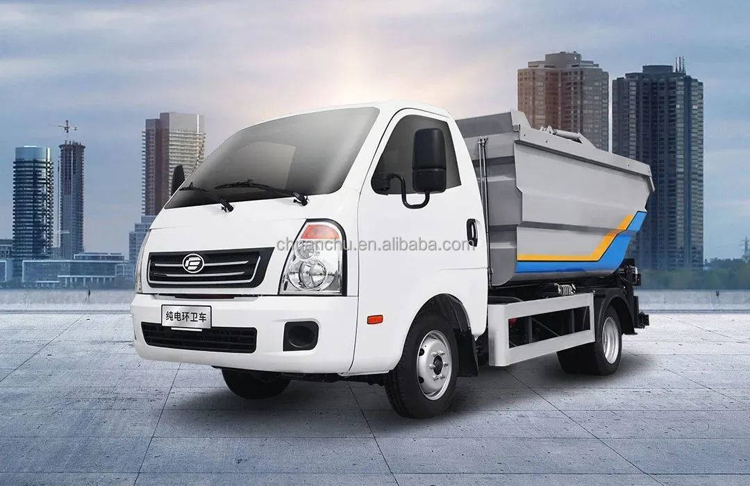 Pure Electric Self-Loading Garbage Truck Meeting the Demands of Custom's Requirements for Waste Management