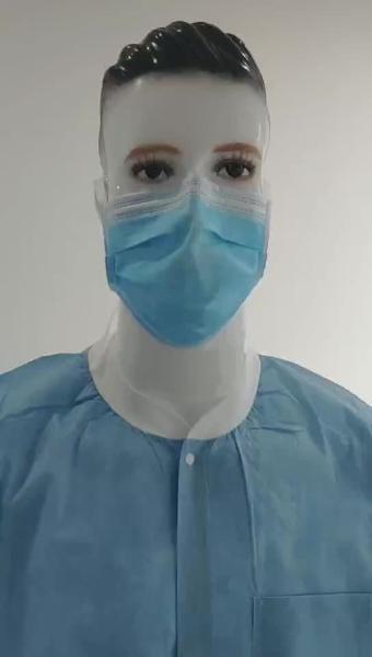 3-ply Protective Disposable Surgical Face Mask Medical Tie on Head Straps Daily