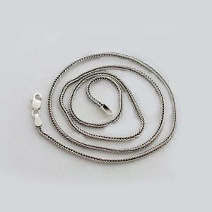 China Sterling Silver Wheat Chain Women's and Men's 925 Silver Necklace(N06030813) factory