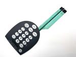 Customizable Embossing Waterproof Push Button Switch 3M Adhesive