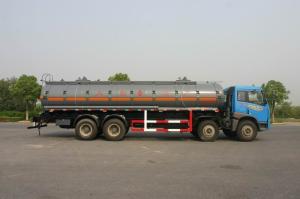 China Heavy Duty Chemical Liquid Tank Truck Transport Gas / Diesel 24500L FAW 6x4 factory