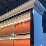 Spay Painting Jewelry Shop Furniture Two Drawers In Back