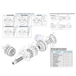 MAG-18 MAG-27 Travel Motor Parts , Msg-18 Msg-27p Msg-44 Final Drive Parts And