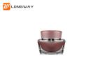 High End Round Cosmetic Bottles , Airless Pump Container Bottle Non Leak