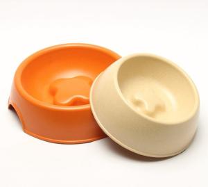 China Round Dog Food Dish To Slow Down Eating Puppy Slow Feeder Customized Color factory