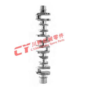 China ME072197 Excavator Crankshaft 6D17 6D17T Alloy Forged Steel Crankshaft factory