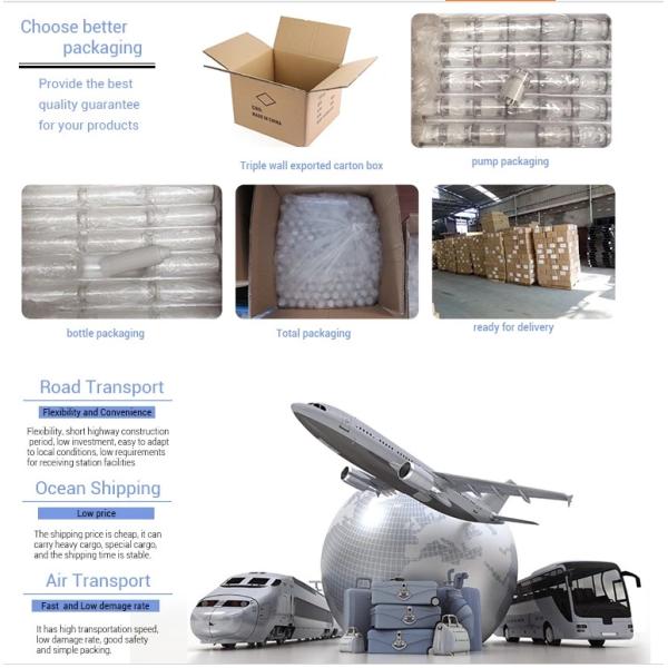 Frosted White Plastic PP Airless Cosmetic Bottles Round Lotion Pump Bottle 2