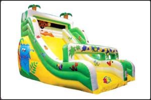China Happy Hop Cheap Inflatable Bouncer Children Cartoon Inflatable Bounce and Slide factory