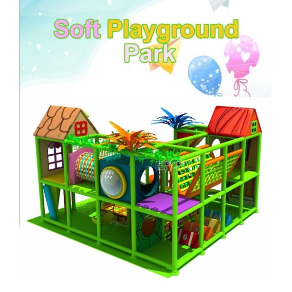 Children Indoor Playground Equipment Jungle Theme Indoor Adventure Zone