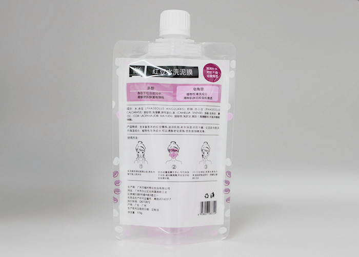 Aluminum Foil Liquid Plastic Spouted Stand Up Pouches With Custom Logo For Juice Milk
