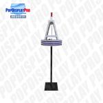 Floor Standing Acrylic Display Rack Creative POP Led Light For Draft Beers