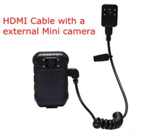 China External Mini Police Video Camera 2 Inch LCD TFT 960*240 5 Mega Pixel factory