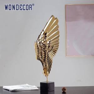 China Abstract Metal Art Decoration Angel Wings Stainless Steel Sculpture factory