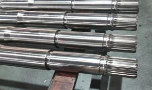 China High Strength High Finish Traditional Spline Milling Twin Extruder Shaft factory