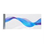 Flexible Glass Curtain Wall LED Film Screen High Transparency 85% Lightweight