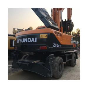 China ORIGINAL Hydraulic Pump Used Second Hand Digger Hyundai210W with EPA Engine Auger factory