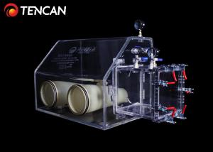 China 10mm Thickness Inert Atmosphere Glove Box Lab Chemical Acrylic 500mm factory