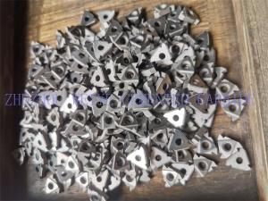 China Cemented Carbide Triangular Inserts For Steel Wires Cutting factory