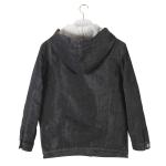 S M L XL 75% Cotton 25% Polyester Ladies Denim Coats For Winter