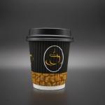 High quality disposable FDA approved hot and cold drinking ripple wall paper
