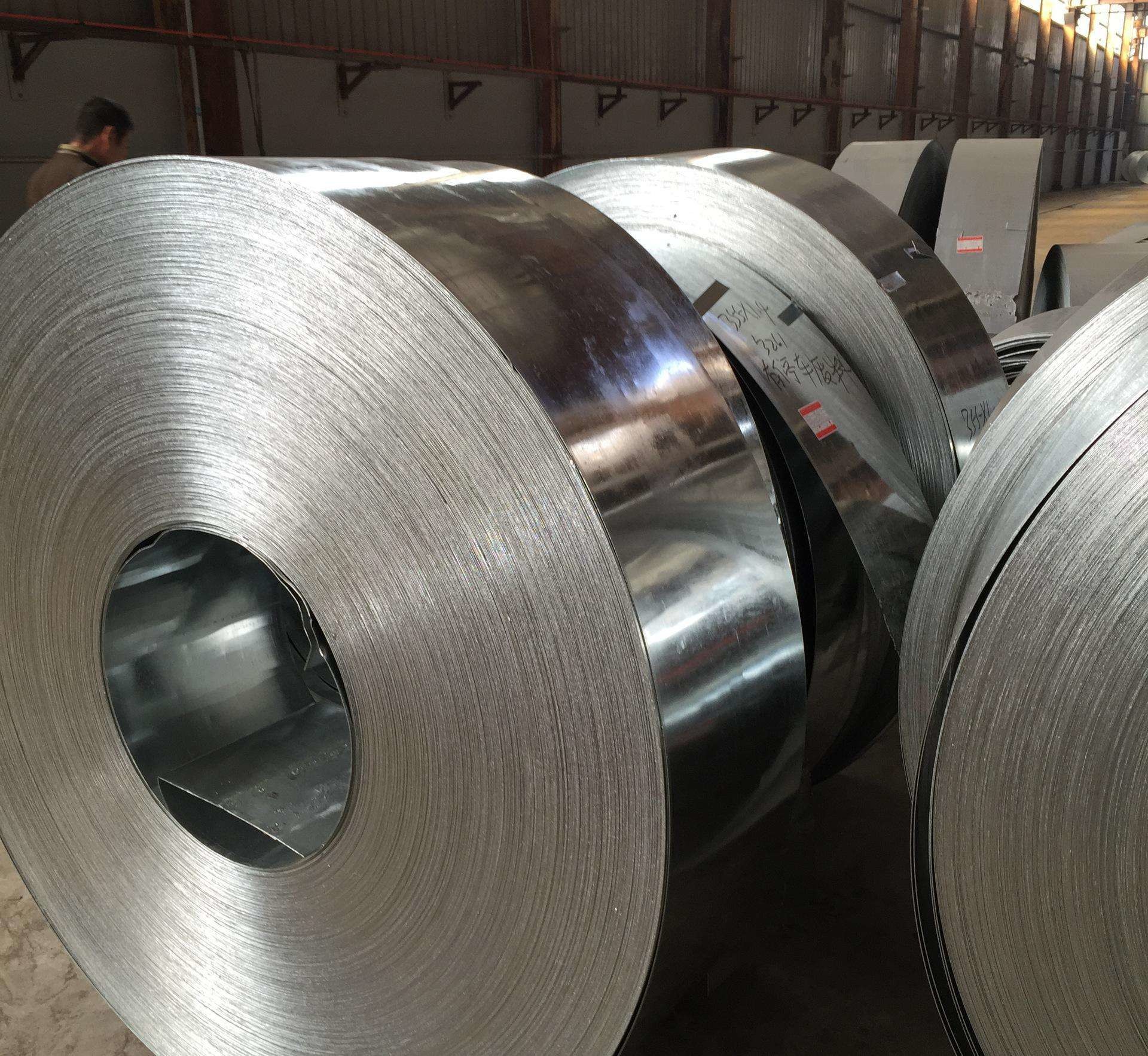 Hot Dipped Galvanized Steel Strip , Non Fading Polished Stainless Steel Strips