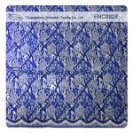 Cord Lace Fabric Eyelash repeat Cotton&Nylon Fabric of Wave Line