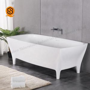 China Artificial Stone Claw Foot Freestanding Bathtubs Hotel Engineering Project factory