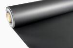Neoprene Rubber Black Coated Fiberglass Fabric 0.45 mm Thickness