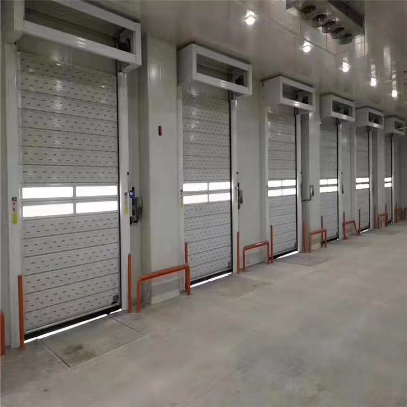 Aluminum Alloy Rapid Roll up Fast Roller Shutter Spiral Security Warehouse Door