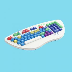 China Customized computer keyboard designed especially for children color keyboard K-900 factory