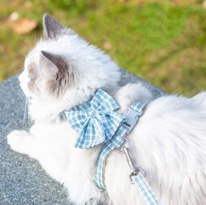 China The Best Soft Breathable H-Type Walking Kitten Cat Lead For Garden factory