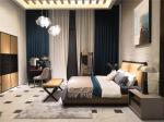 Italy design of Dresser with Mirror by Oak wood table in Pure painting and Smart