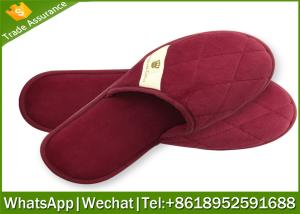 China hotel slipper,SPA Slippers,Velvet slippers manufacturer,Velvet slipper with logo factory