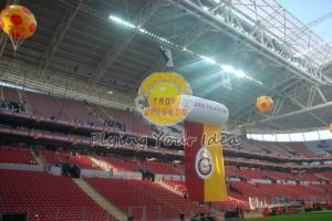 China Customized Inflatable Advertising Cylinder Printed Helium Balloons for Celebration day factory