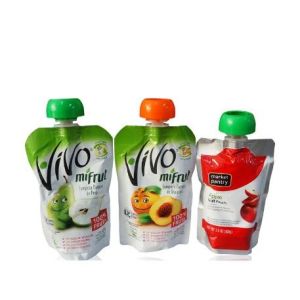 Stand Up 500Ml 1.1L Juice Drink Packing Reusable Plastic Food Pouch with Spout